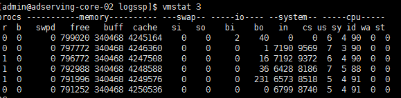vmstat